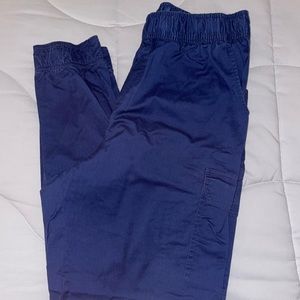 Uniform Advantage Navy Jogger Scrub Bottoms Unisex Large